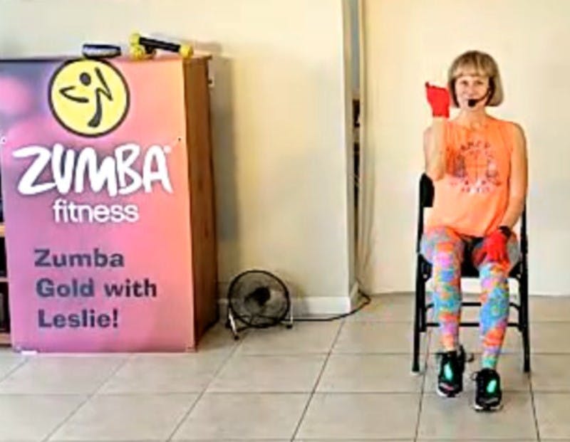 Zumba Gold CHAIR with Leslie Virtual Online Zumba® Classes