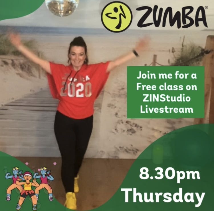Free Zumba class Virtual Online Zumba® Classes