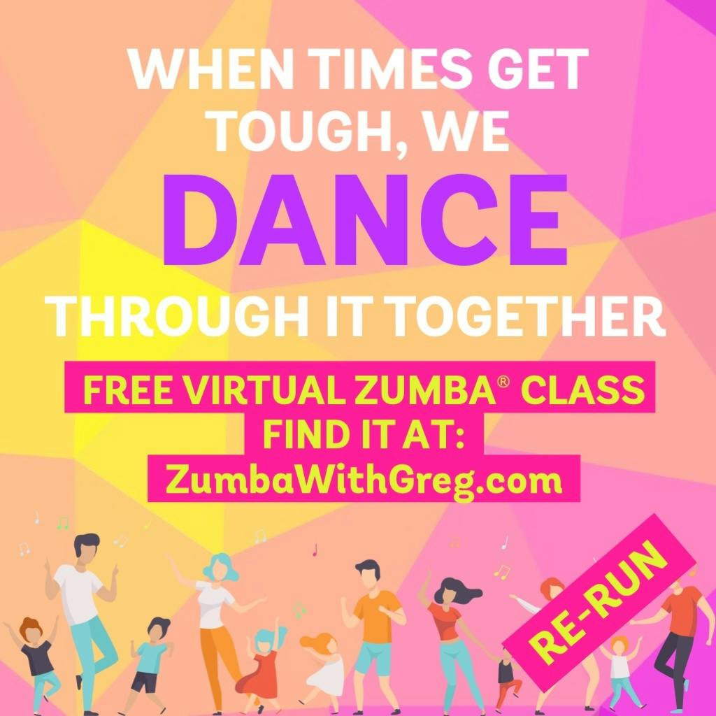 FREE Zumba Class (rerun) Virtual Online Zumba® Classes