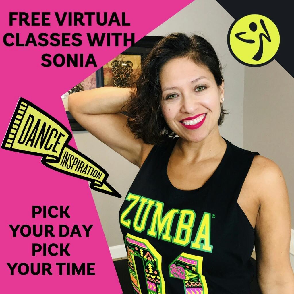 ⚡️FREE⚡️Zumba w/SONIA Virtual Online Zumba® Classes