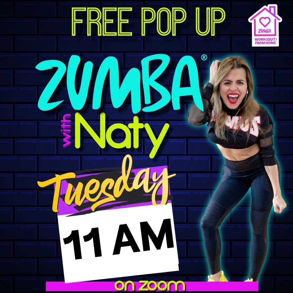 FREE Zumba®with Naty Virtual Online Zumba® Classes