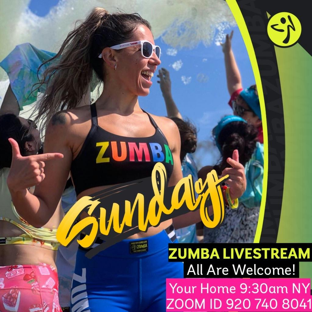 Sunday Happy Hour Virtual Online Zumba® Classes