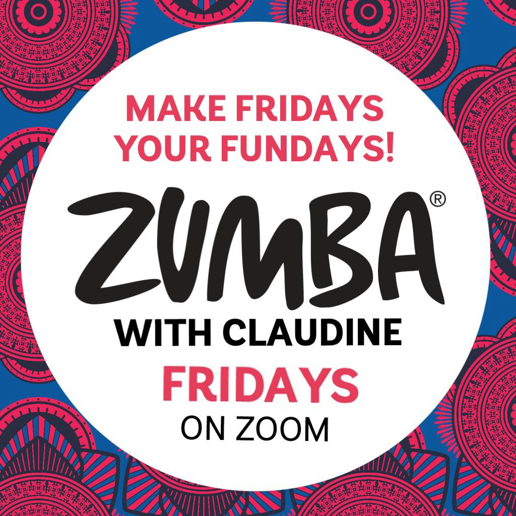 Friday Zumba® With Claudine Virtual Online Zumba® Classes