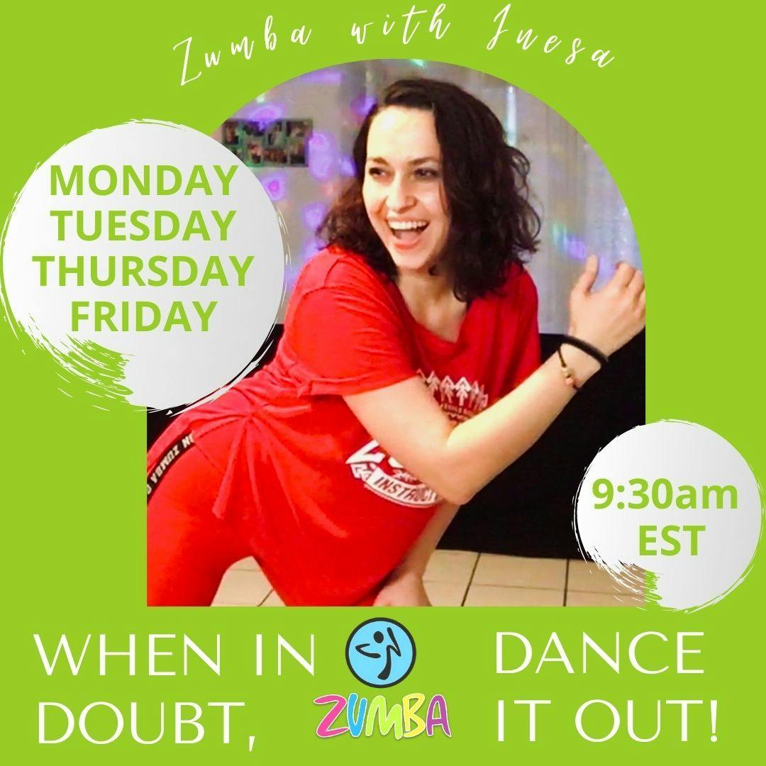 Zumba w/ Inesa Clases Zumba® virtuales online