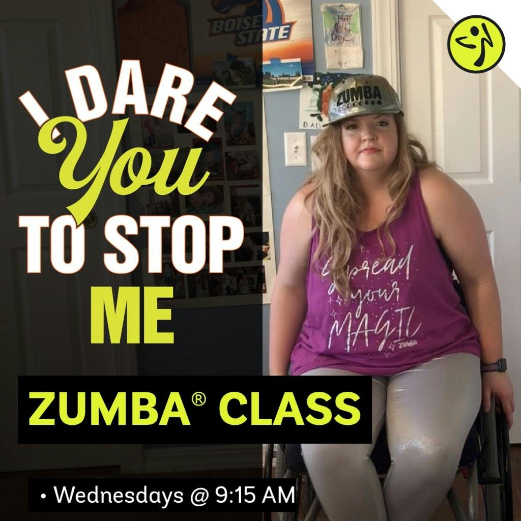 Wheelchair Zumba 45 minutes Virtual Online Zumba® Classes