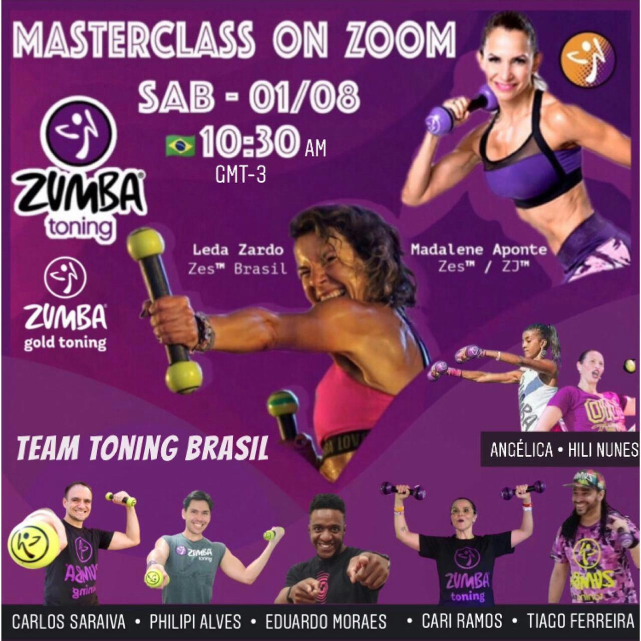 MASTER CLASS ZUMBA TONING Virtual Online Zumba® Classes