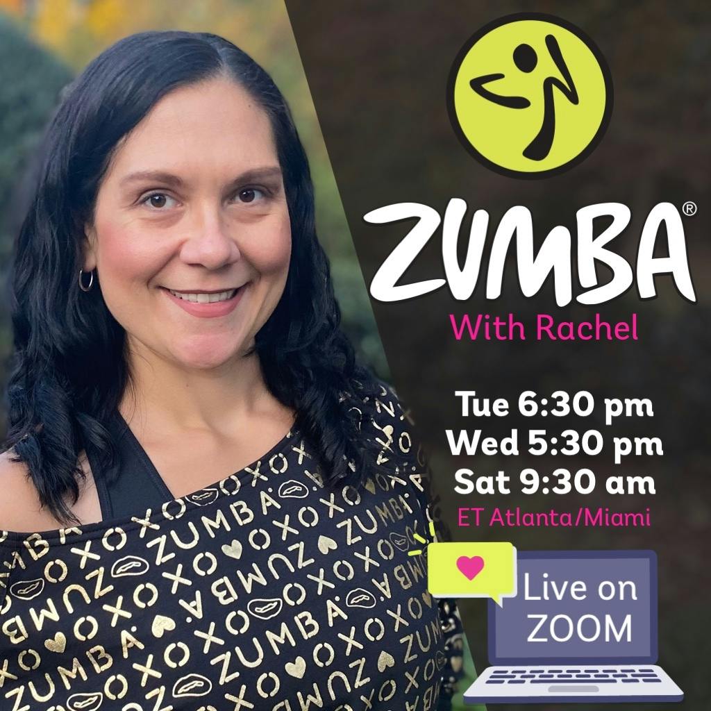 Virtual Zumba with Rachel | Virtual Online Zumba® Classes