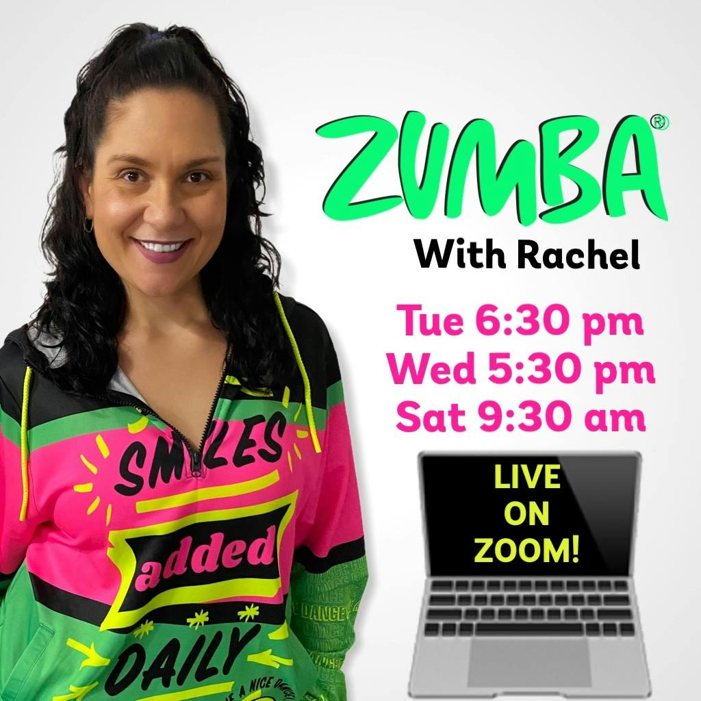 Livestream Zumba with Rachel | Virtual Online Zumba® Classes