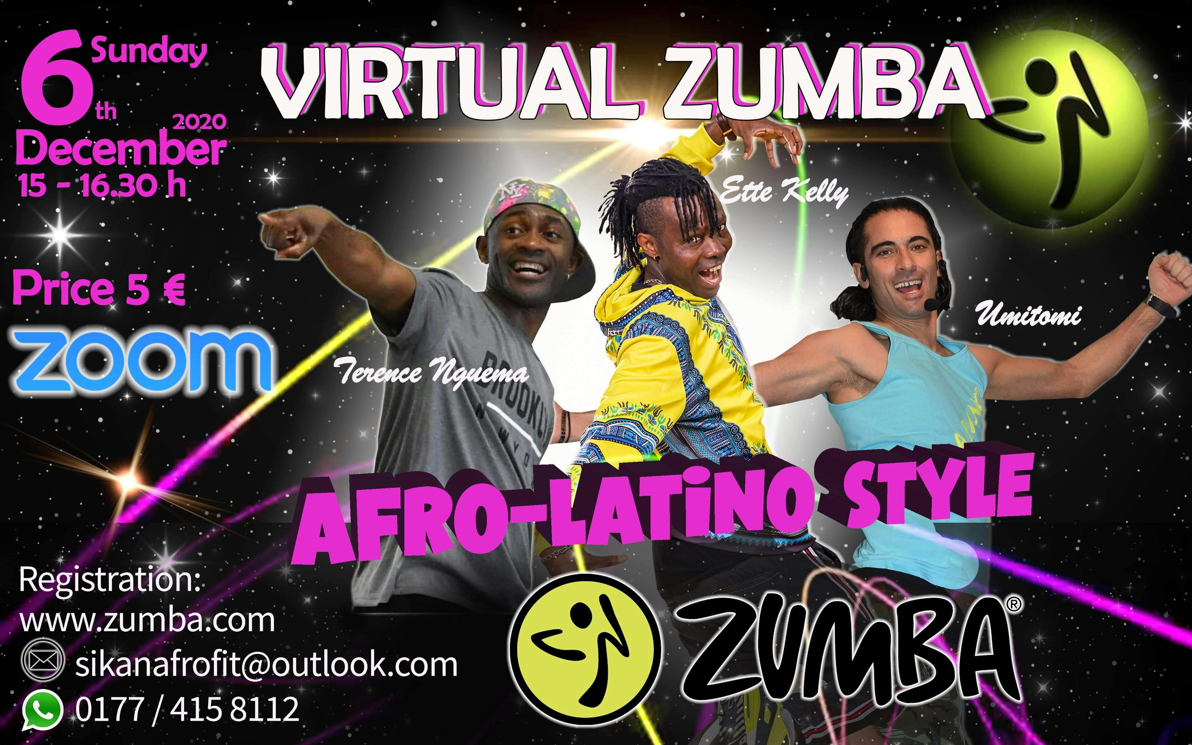 Virtual Zumba Party 06.12.2020 Virtual Online Zumba® Classes