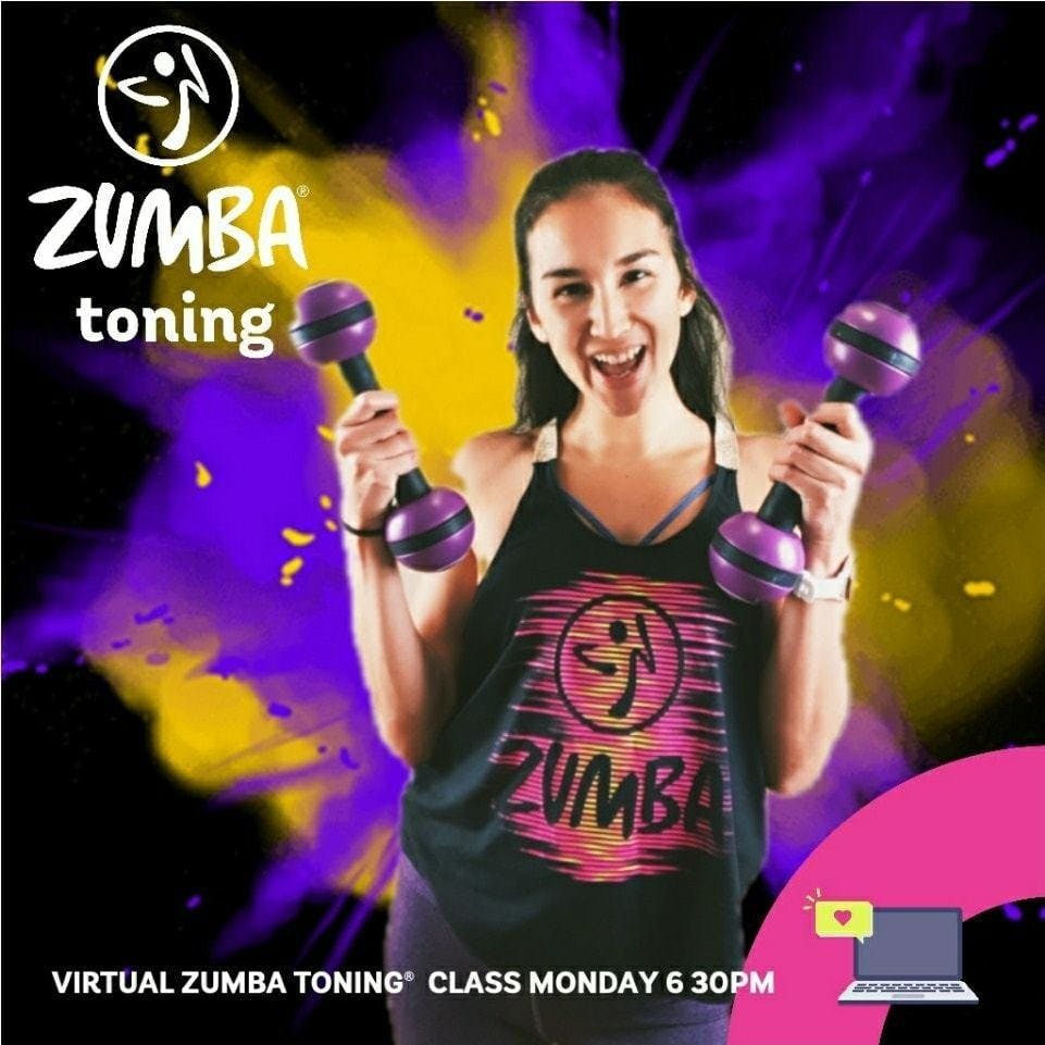 Zumba Toning Virtual Online Zumba® Classes