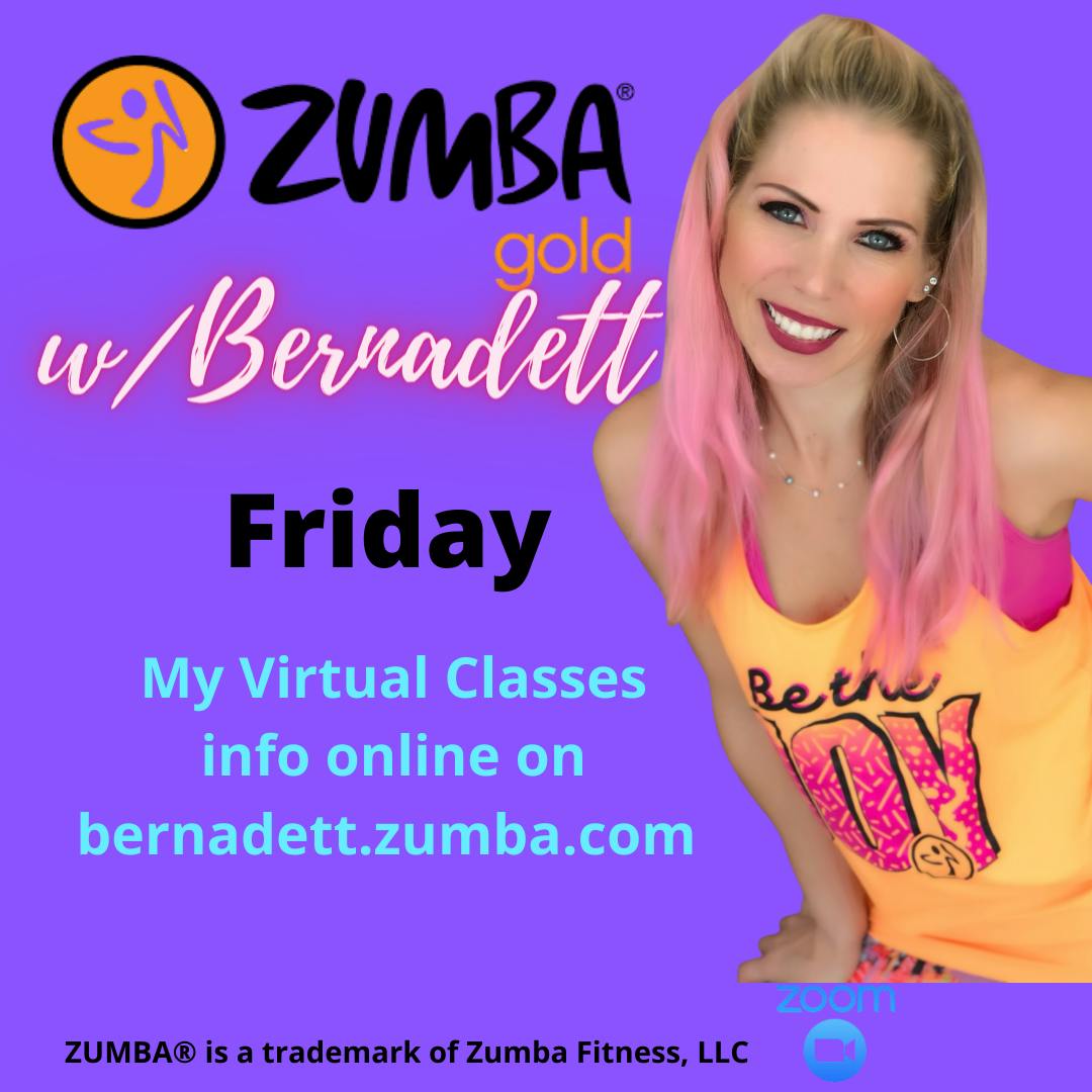 GOLD FRIDAY Virtual Online Zumba® Classes